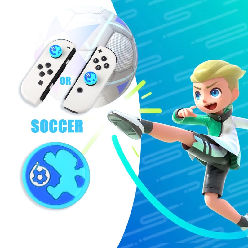 Btsg 4Pcs Cute Cartoon Thumb Grips Joystick Cap Rocker Caps Non-slip Untuk Switch