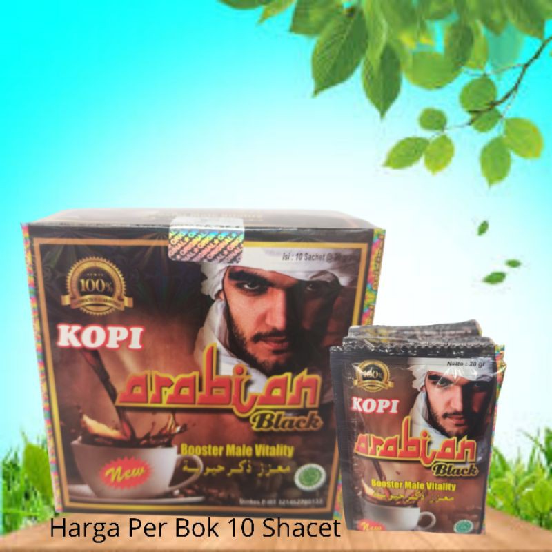 Jual Kopi Arabian Black Kopi Bubuk Original 1 Box Isi 10 Sachet Ready