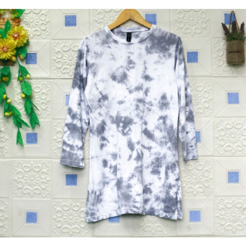 TUNIK oblong cotton combet PREMIUM/TUNIK MOTIF TYE DYE