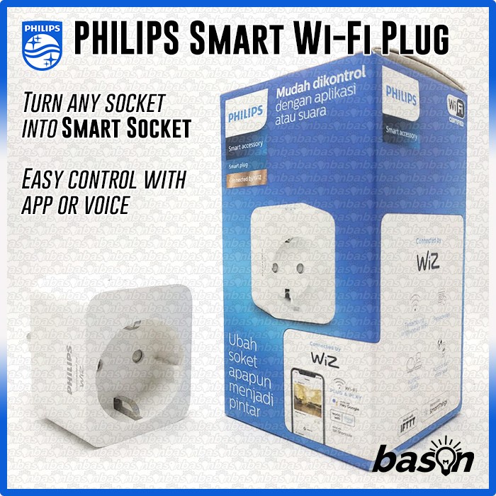 PHILIPS Smart WiFi Plug - Aksesoris Wiz Connected - Smart Socket