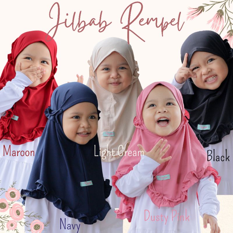 jilbab anak bergo anak rempel