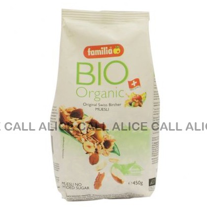 

FAMILIA BIO ORGANIC SWISS BIRCHER MUESLI 450GR