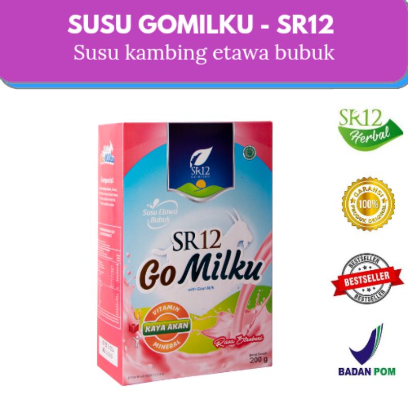 

Sr12 Susu Gomilku Strawberry Coklat Original BPOM Susu Kambing Etawa Original Susu Bubuk Untuk Asam Lambung Gurih Dan Menyehatkan Murni Tanpa Gula Penambah Nafsu Makan Dan Berat Badan Melancarkan ASI Untuk Kesehatan Jantung Imun Booster Mencerdaskan Anak