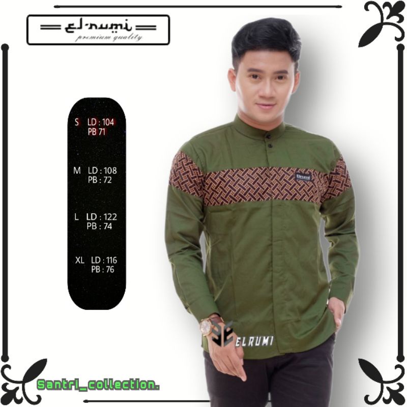baju koko pria dewasa terbaru koko el rumi koko murah berkualitas koko hilwa koko kinang kemeja