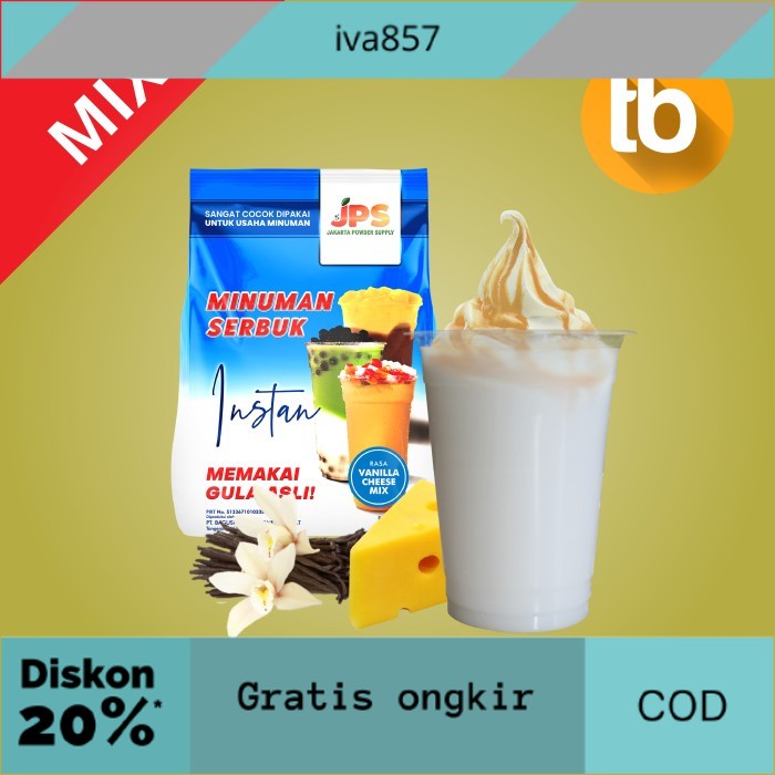 

PROMO JPS Vanilla Cheese Mix (Bubuk Minuman Dan Makanan) 1kg GRATIS ONGKIR