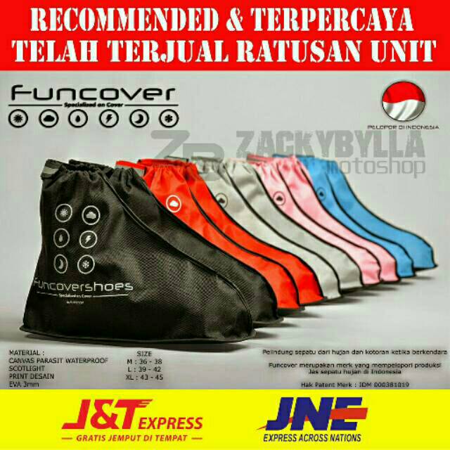 Cover Shoes | Jas Hujan Sepatu NEW Design by FUNCOVER