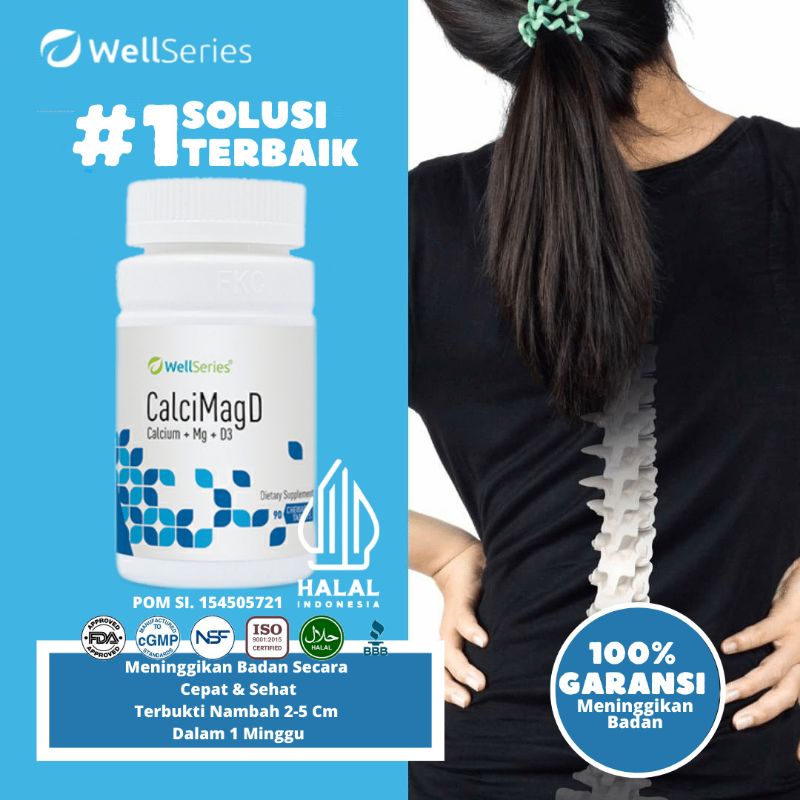 CALCIMAGD / PENINGGI BADAN CALCIMAGD / PENINGGI BADAN TERBAIK / OBAT PENINGGI BADAN / TABLET KUNUAH 