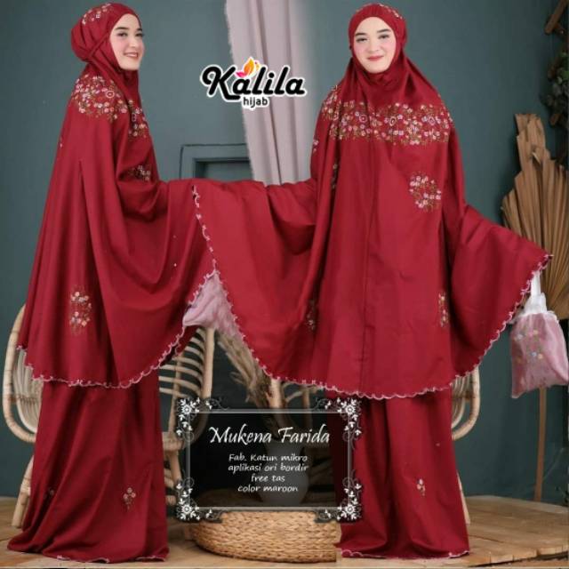 MUKENA FARIDA BY KALILA HIJAB ORI