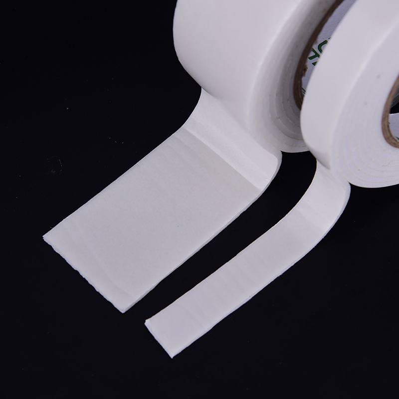 {LUCKID}1roll white strong double sided sticky tape foam double faced adhesive craft