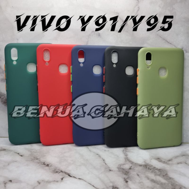 CASE VIVO Y91 Y95 SOFT CASE MACARON CASE MACARON VIVO Y91 Y95 CASE Ultrastore11