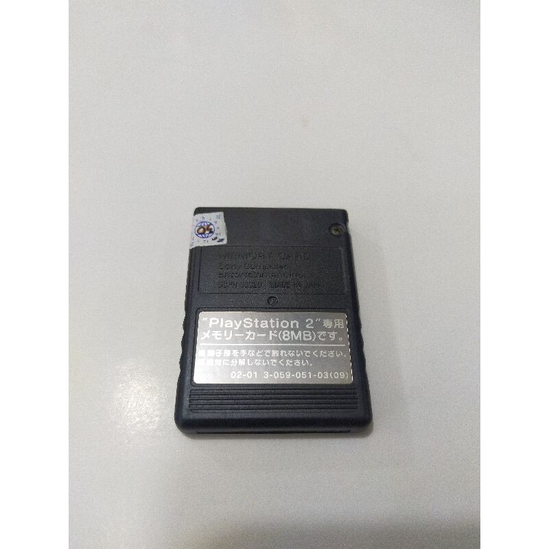 MC Original /Memori Card Sony 8Mb Bisa Save Semua Game Ps2