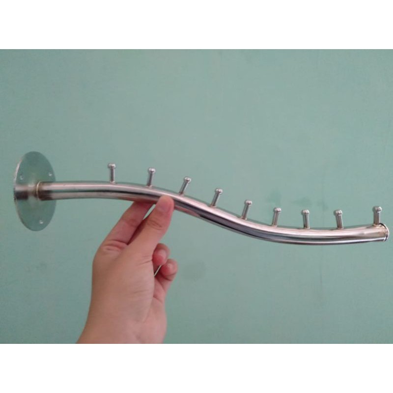 Hanger suling 9 titik Hanger Suling Belalai Gantungan Baju