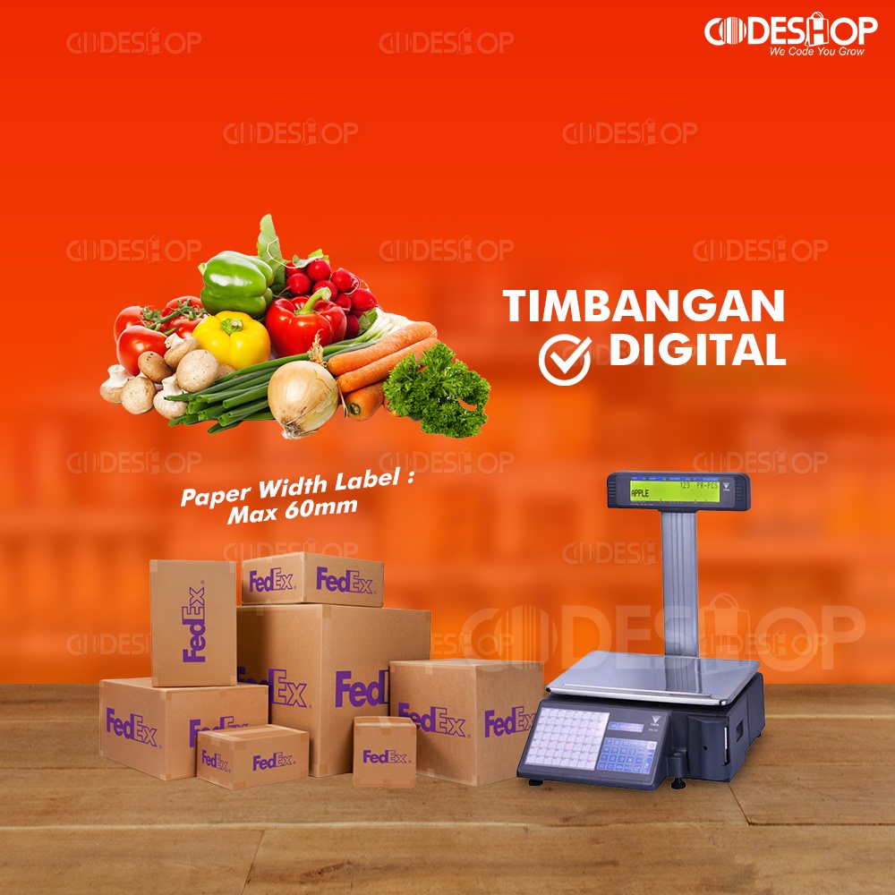 Timbangan Digital DIGI SM 320P Harga Buah Sayur SM320