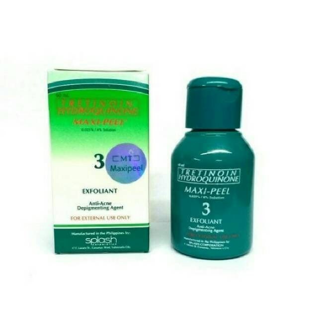 MAXI PEEL ORI HOLO CT / TONER MAXIPEEL / TRETINOIN HYDROQUINONE 3 ANTI ACNE ORIGINAL