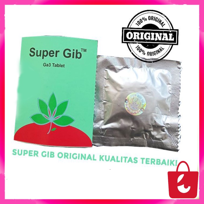 ZPT SUPER GIB SUPERGIB Tablet GA3 Kualitas SUPER - MEMPERCEPAT PERTUMBUHAN