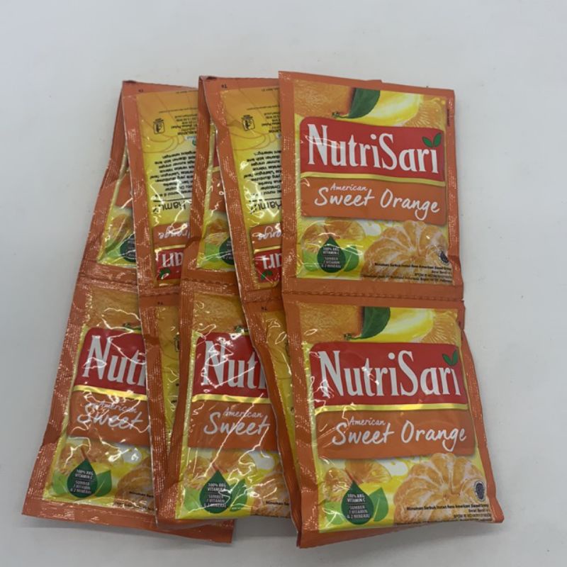

Nutrisari sweet orange Sashet Renteng 10x15 gr