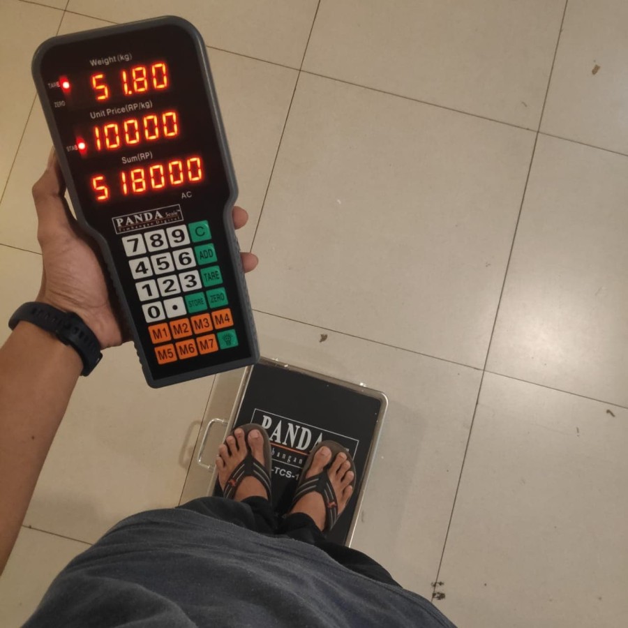 Timbangan Digital Barang Ekspedisi Wireless Tanpa Kabel 100kg 20g