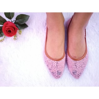  SEPATU  FLATSHOES PREMIUM WANITA  RAJUT  MURAH FASHION CEWEK 