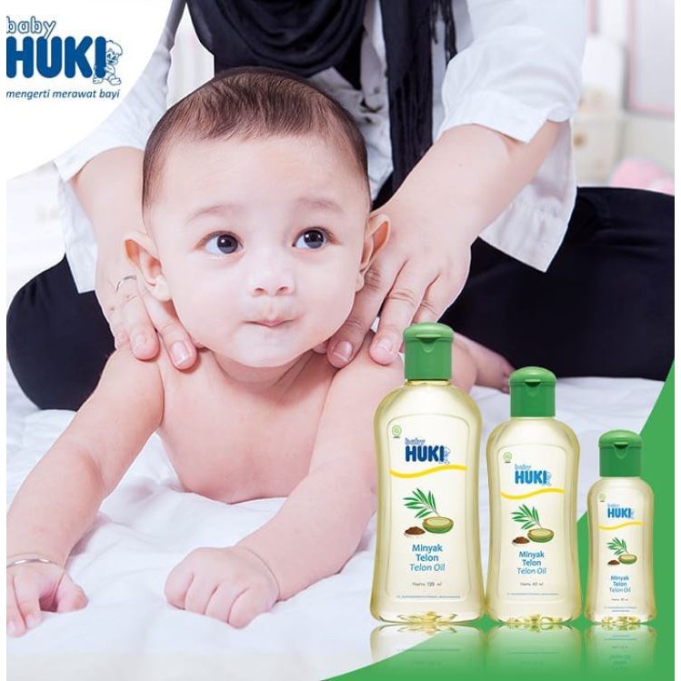 Huki Baby Minyak Telon 30 / 60 ml - Telon Oil Bayi 30ml / 60ml