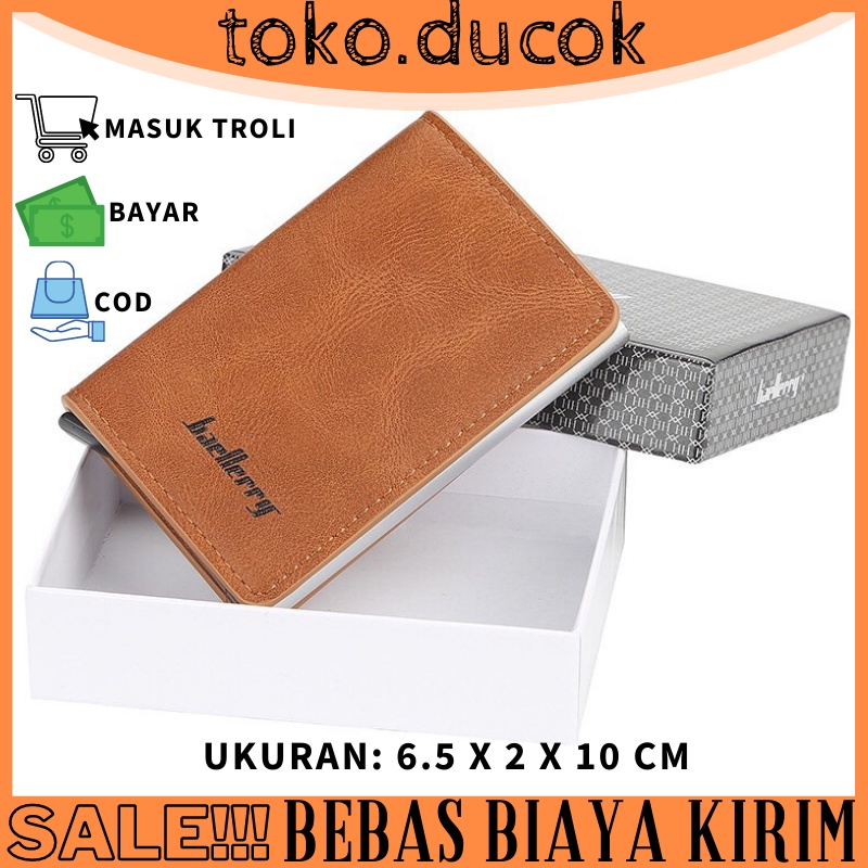 Dompet Pendek Tebal Lipat Kulit Pria New Baellerry Wallet D9153 73628