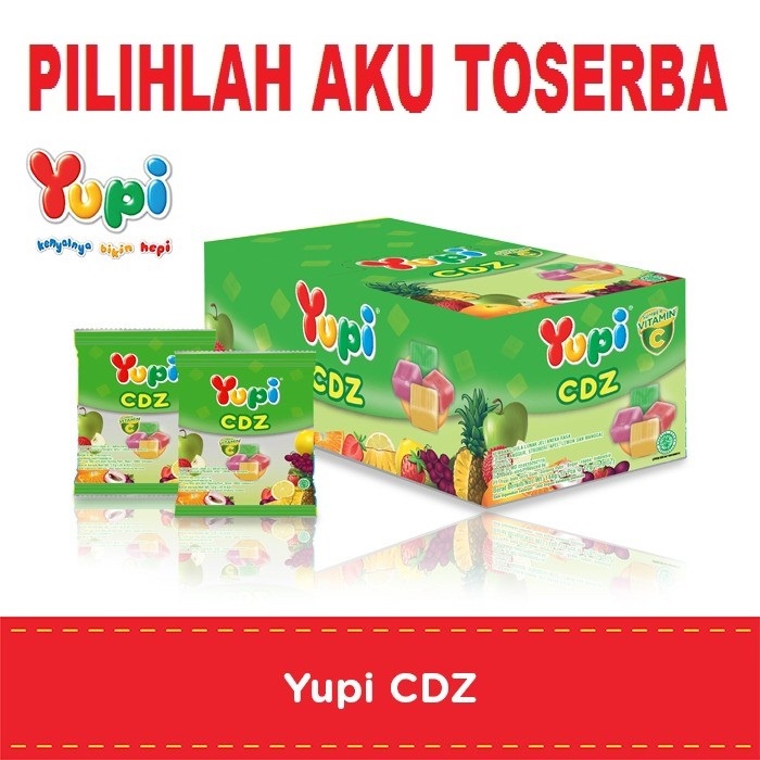 YUPI Gummy CDZ - (HARGA 1 DUS ISI 12 BOX)