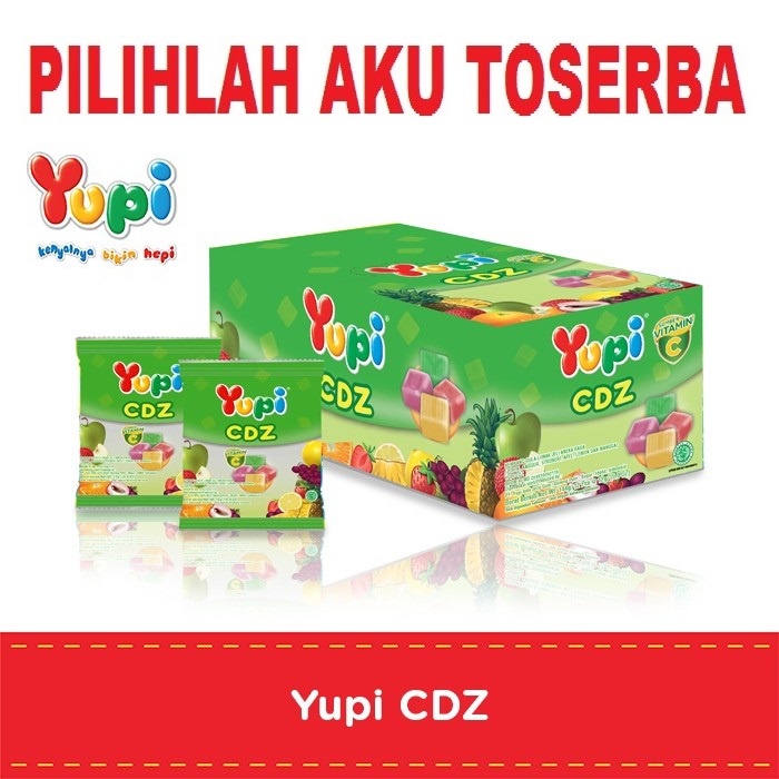 YUPI Gummy CDZ isi 12 PCS - ( HARGA PER BOX )