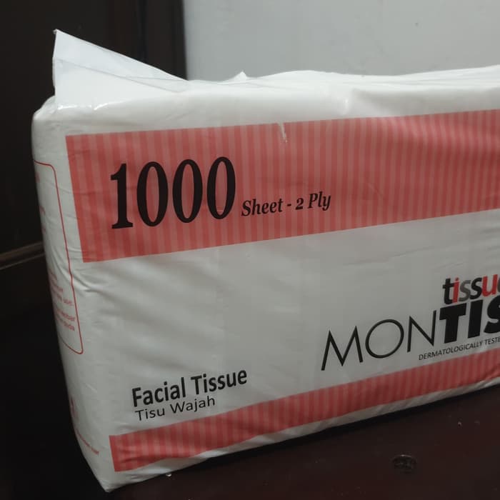 Tisu wajah JUMBO PACK MONTISS 1000S / Tisu montiss 1000 sheet 2 ply