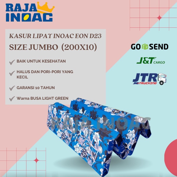 KASUR BUSA LIPAT INOAC EON D23 200x10 ORIGINAL INOAC GARANSI 10 TAHUN - RAJAINOAC