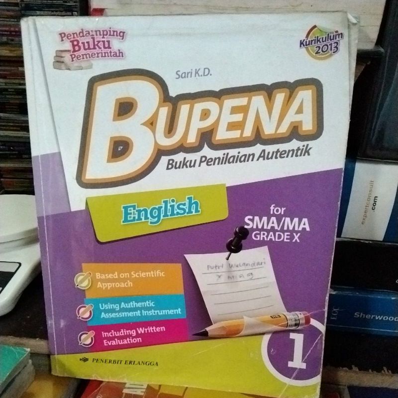 bupena bahasa Inggris kelas X SMA
