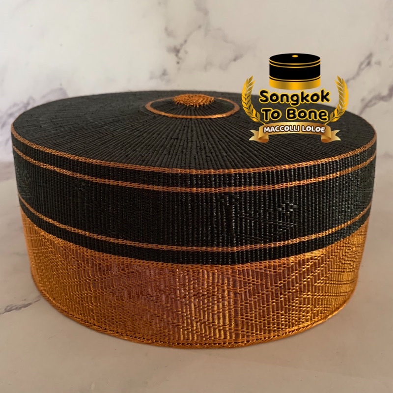 Songkok Recca Tembaga  Premium - Songkok Bugis - Songkok To Bone - SRTP