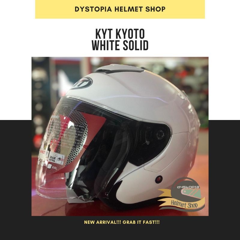 KYT Kyoto R Solid Helm KYT Kyoto R Helm SNI DOT