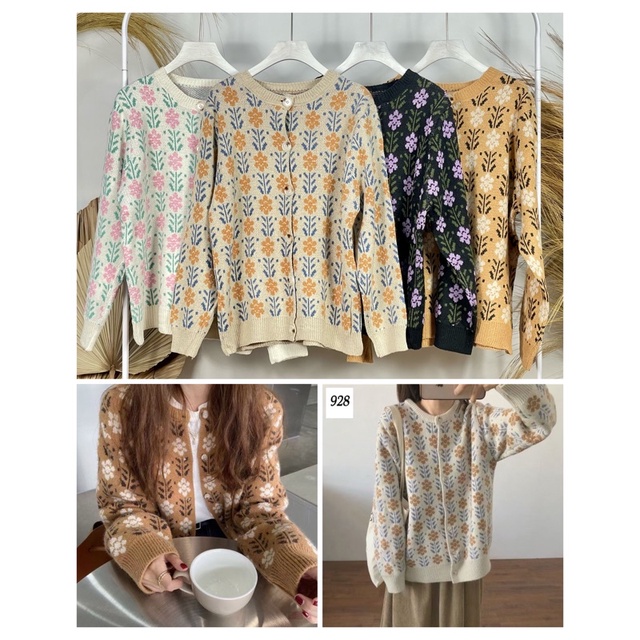 outer rajut import Grosir Pgmta Kode 928 serian isi 4 pcs