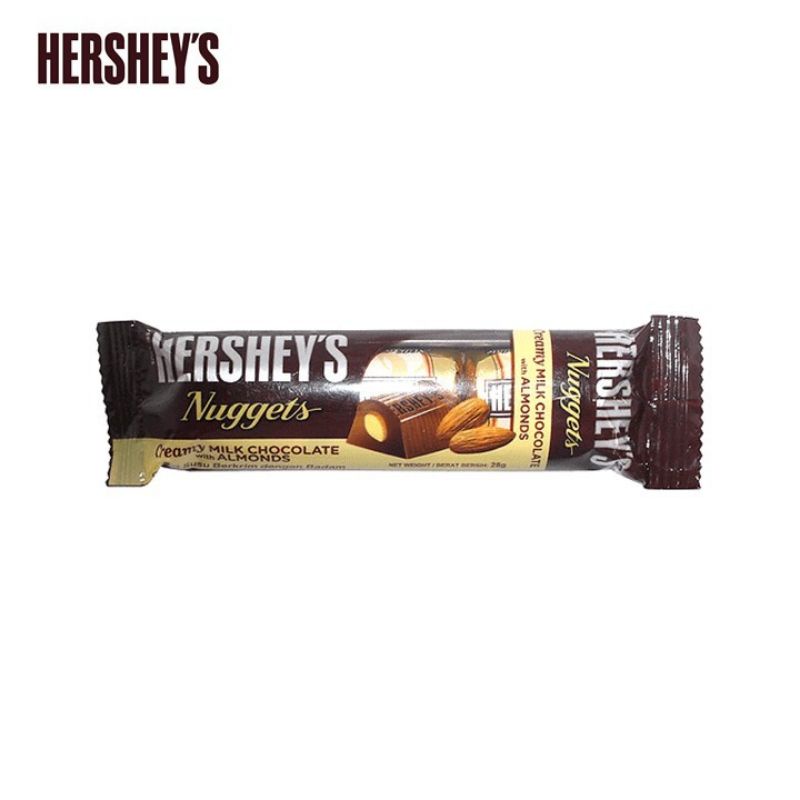 

Hersheys Nugget Creamy Milk Chocolate With Almond 28gr