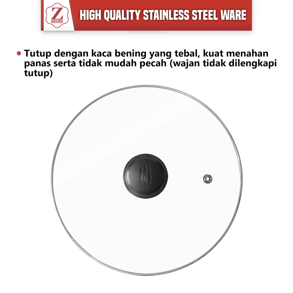 PANCI SET WAJAN PENGGORENGAN ISI 3PCS SERBAGUNA STAINLESS STEEL/PANCII TRFLON STAINLESS KOS MURAH PROMO