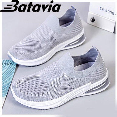 Batavia B25 2023 Impor Wanita Baru Sepatu Olahraga Wanita Sepatu Wanita Sepatu Berjalan Datar Sepatu Lari Non-Slip Sepatu Wanita Sepatu Perjalanansepatu cowo sepatu pria sepatu pria ringan import B25