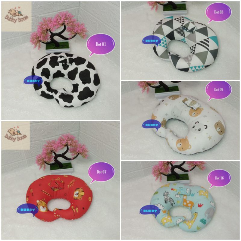 BANTAL BAYI MURAH / BANTAL DOT / BANTAL PEANG MOTIF RANDOM