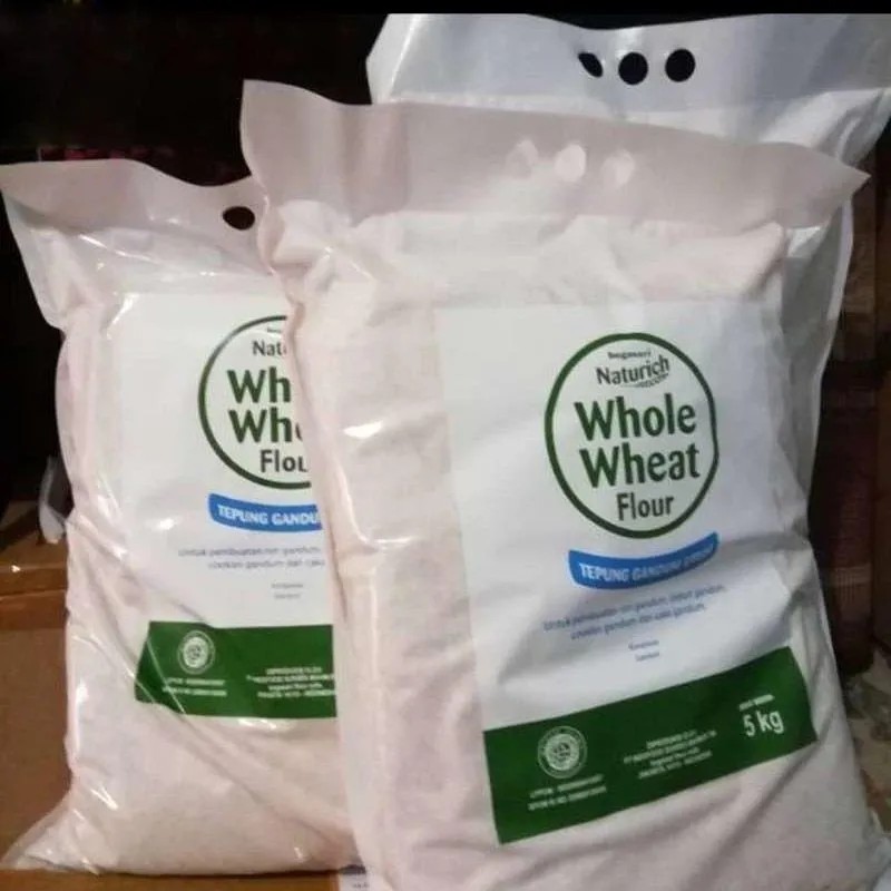 

Tepung Gandum Utuh Naturich - Whole Wheat Flour Repack 500gr