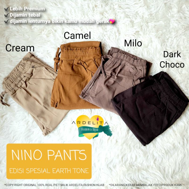 ORI 100% REAL PICT SIZE SUPER JUMBO &amp; STANDAR Nino pants/selegram outfit/baggy/celana baggy jumbo