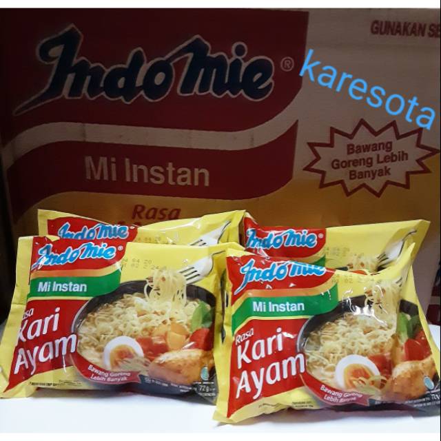 

Indomie Kari Ayam perdus isi 40 Pcs