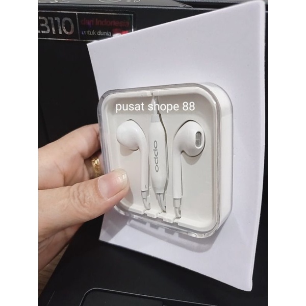 Headset Oppo R11 Original 100% Earphone Handsfree Oppo R11 original