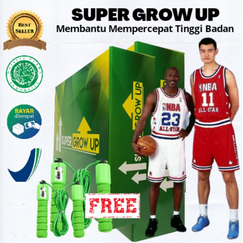 

TERLARIS!!! SUPER GROW UP PENINGGI BADAN KALSIUM ZINC SUSU PENINGGI