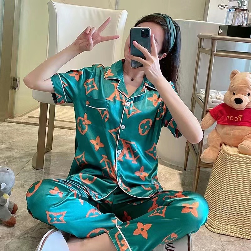 PIYAMA BAJU TIDUR SATIN PP CP IMPORT WANITA MURAH KEKINIAN-FK 50