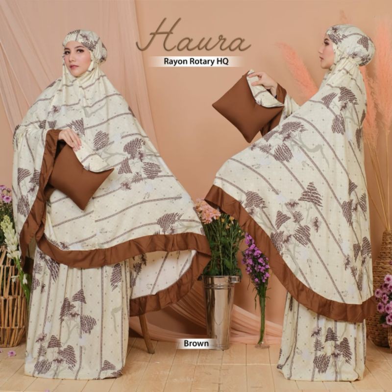 (SERI) Mukena Rayon Rotary HQ Haura Jumbo