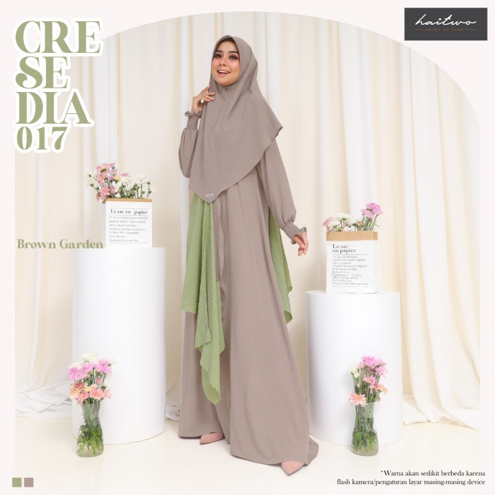 Gamis Syari Haitwo NIBRAS CRESEDIA 017 Fashion Muslim