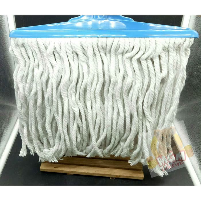 Kain pel Basah dgn Tongkat untuk lantai bahan dari bahan Cotton Yarn