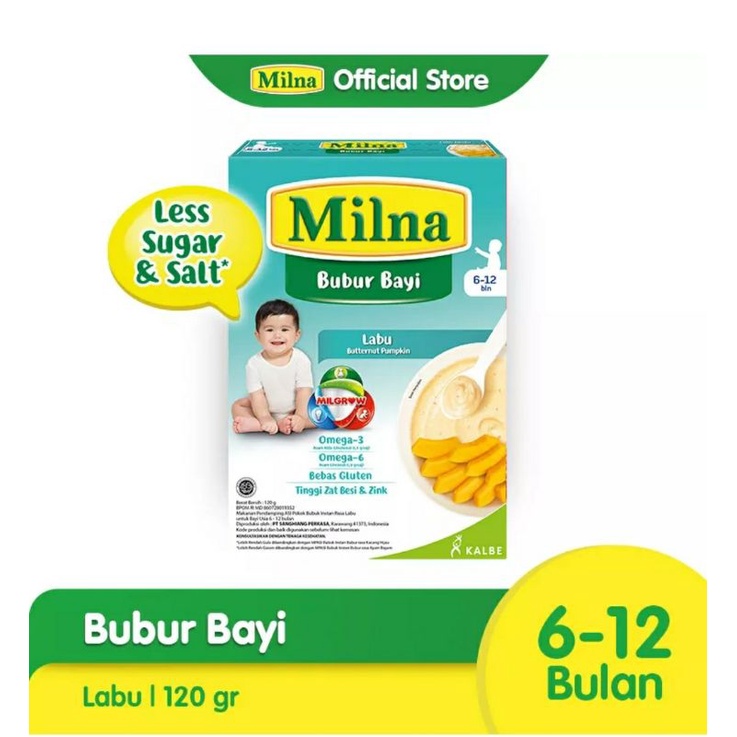 MILNA BUBUR BAYI Kalbe [ Sepuluh Varian Rasa ]