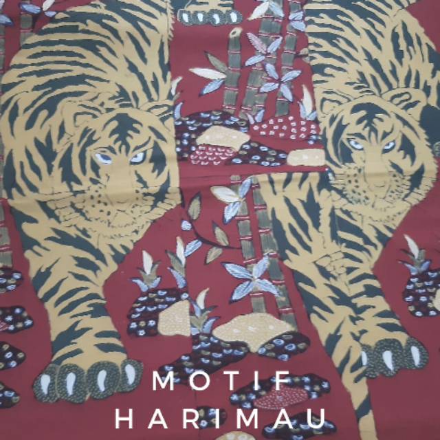 BATIK TRUSMI / BATIK CIREBON - KAIN BATIK KATUN - MOTIF HARIMAU