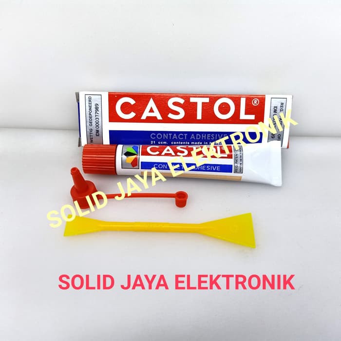 LEM CASTOL LEM SERBAGUNA LEM ELEKTRONIK KARET PLASTIK KULIT SEPATU LEM SPUL SPEAKER RECONE KIT