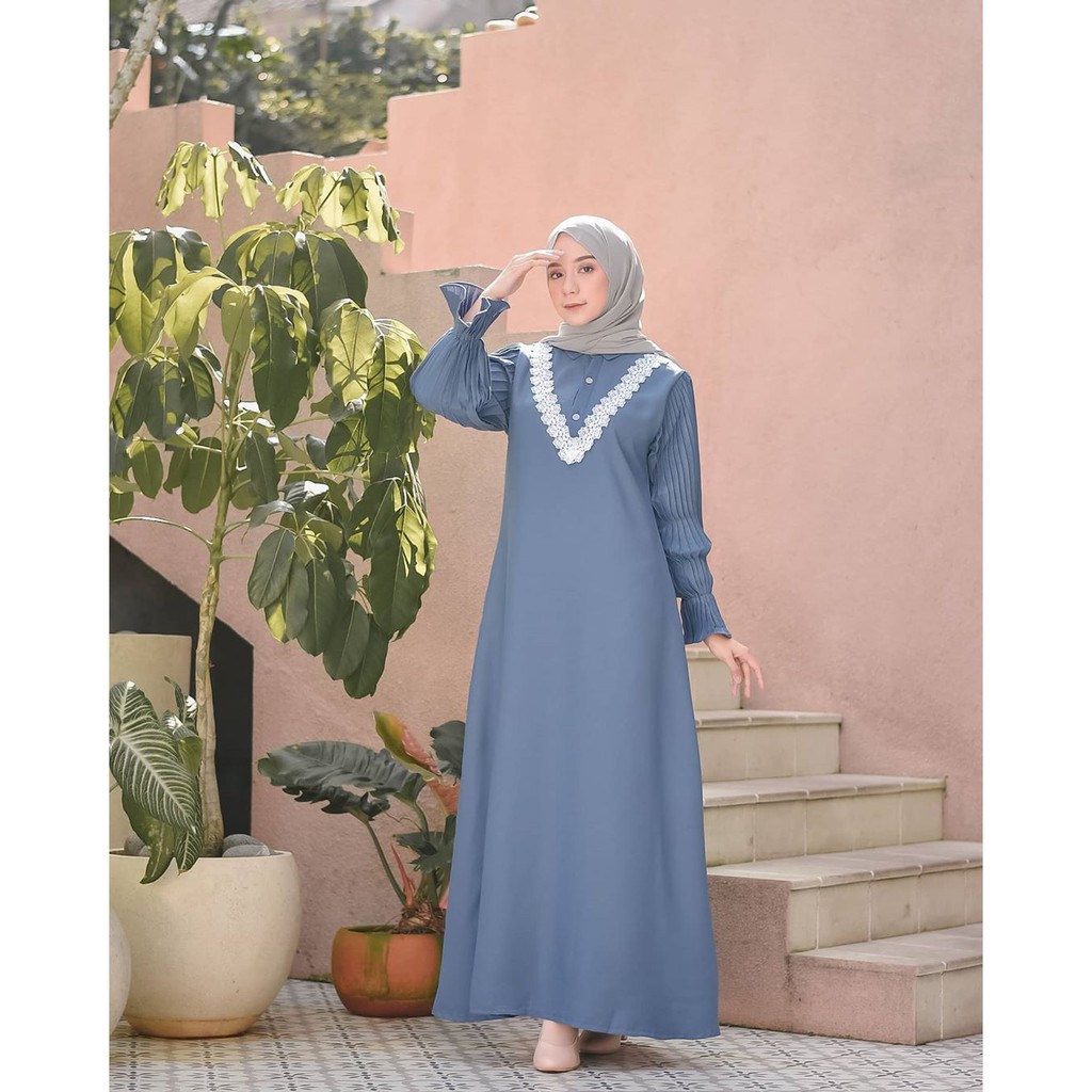  Baju  Muslim  Abaya Bordir Gamis  Maxi Dress Arab Saudi 