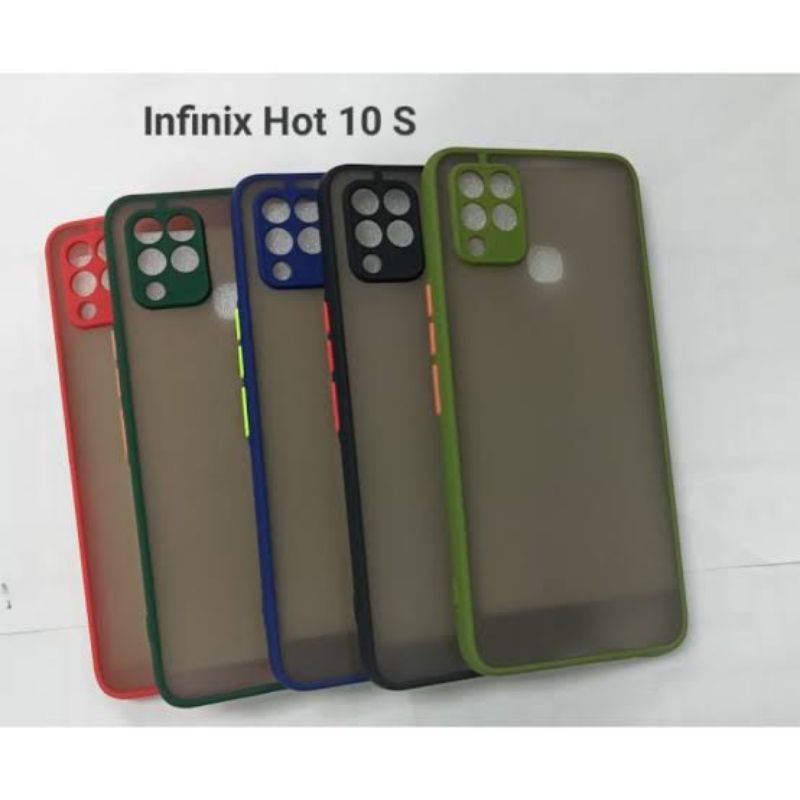 Premium Case infinix Hot 8/ hot 10/ Hot 10S/ hot 9 play/ Hot 10 play AEROCASE PROTEC